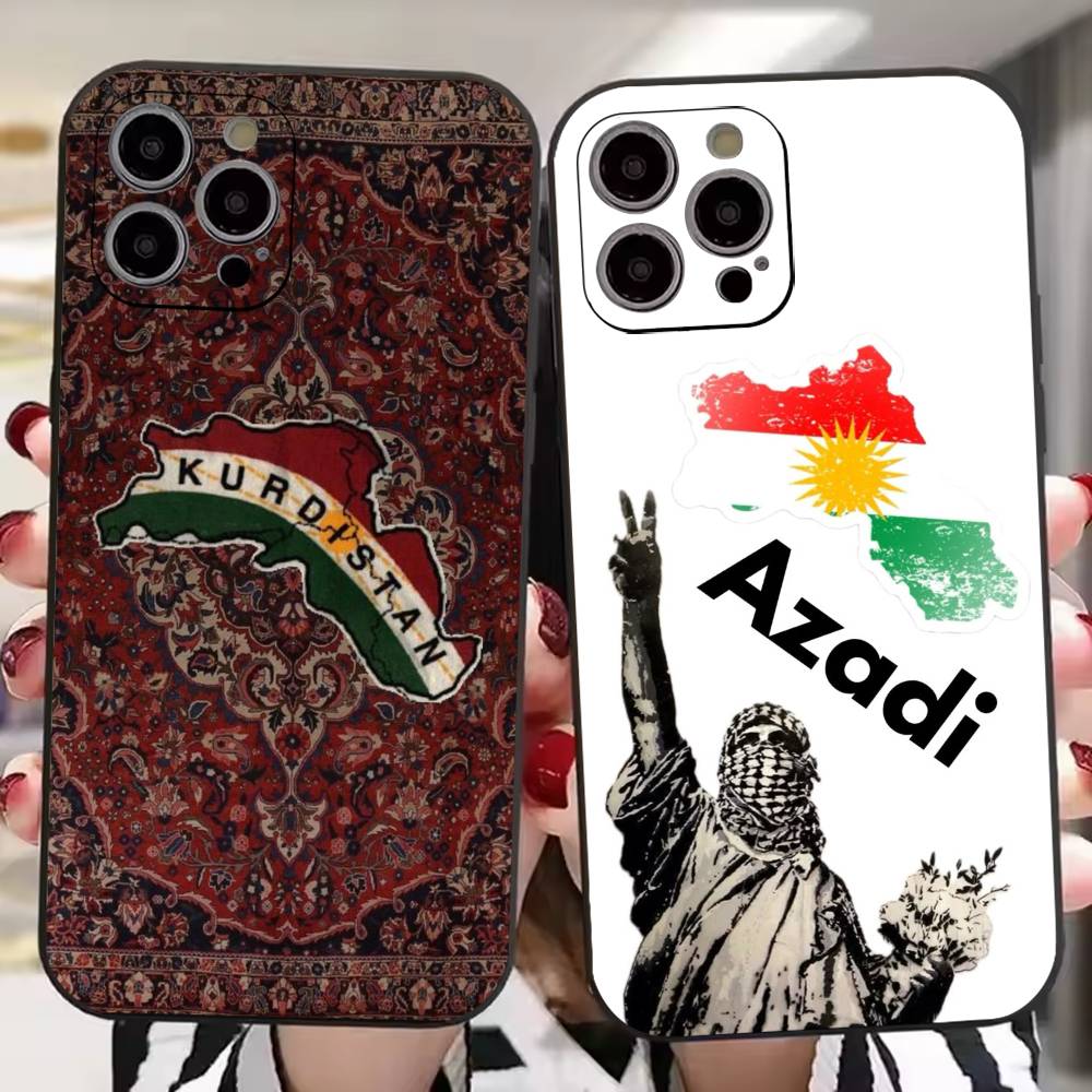 Phone Accessories Logo - K-Kurdistan Flaggen-Logo Handyhülle für iPhone 17,