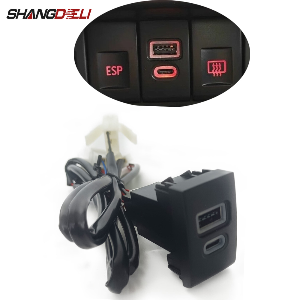 Phone Accessories Charger - 1 Stück Auto-Ladegerät QC3.0 Dual PD