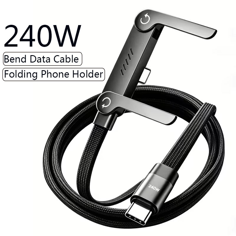 Phone Accessories Charger - 240W PD-Schnellladekabel Typ C zu Typ