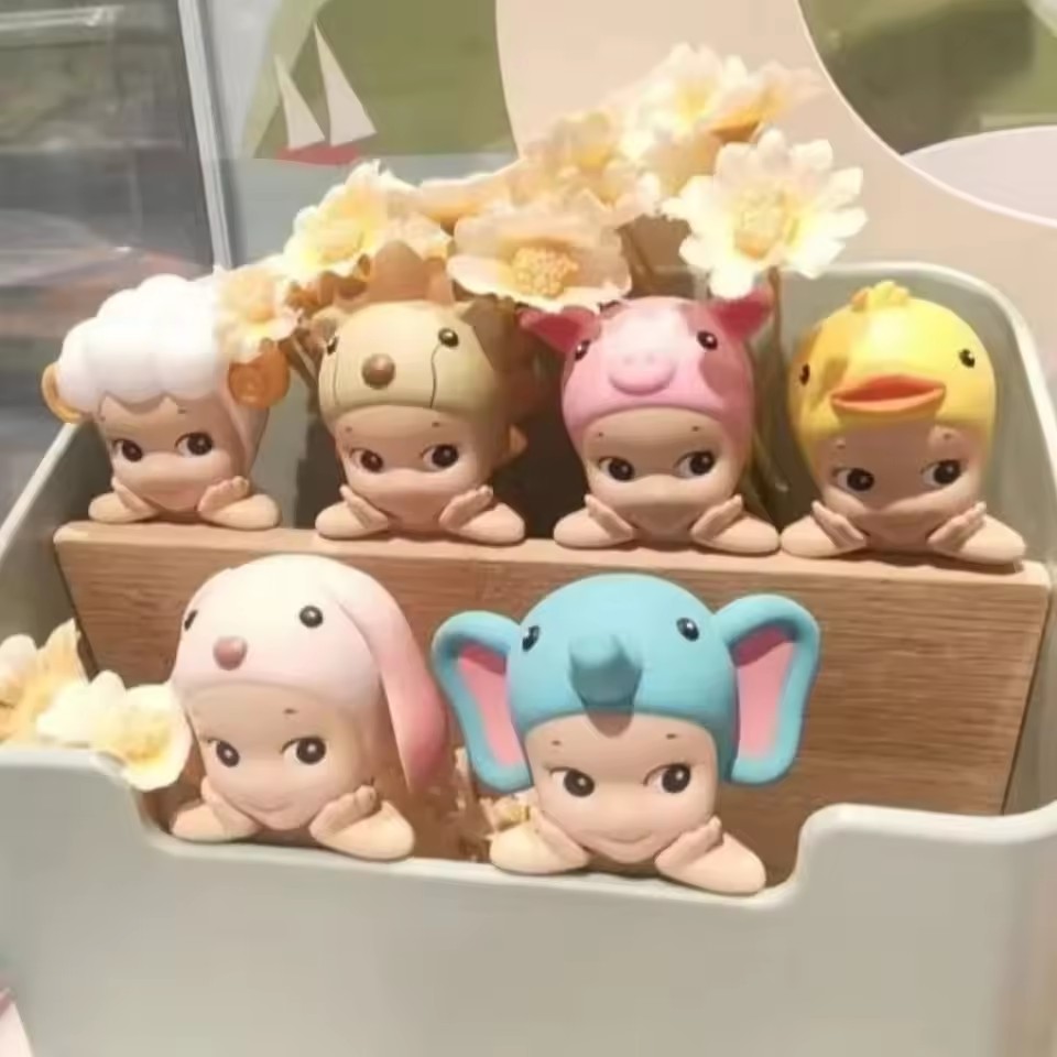 Phone Accessories Blind Box - Niedliche Tierfiguren-Serie Anime-Figuren Blindbox 8cm Actionfigur