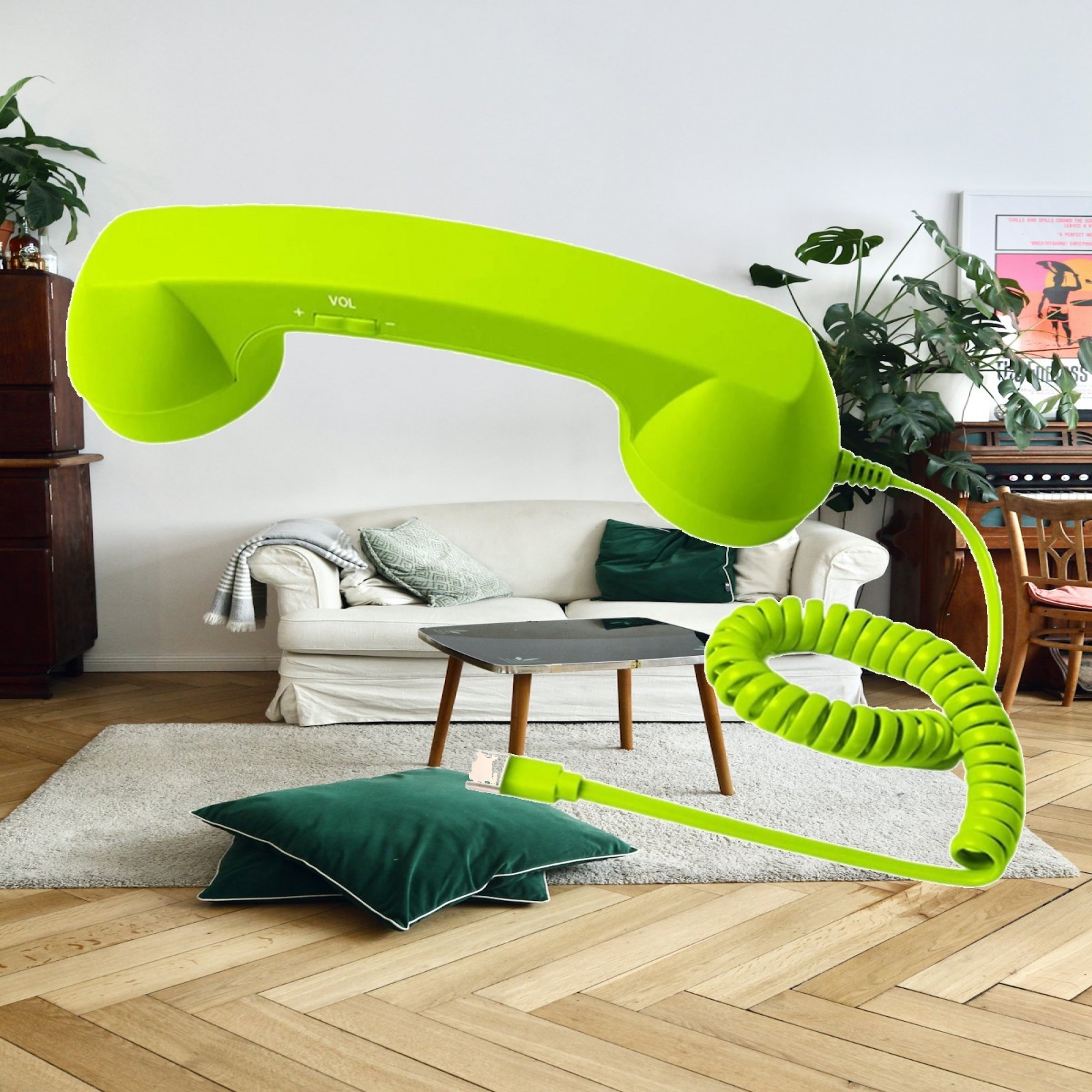 Retro-Handy-Handgerät aus Kuns – Retro Handset Phone Bewertung und Preis