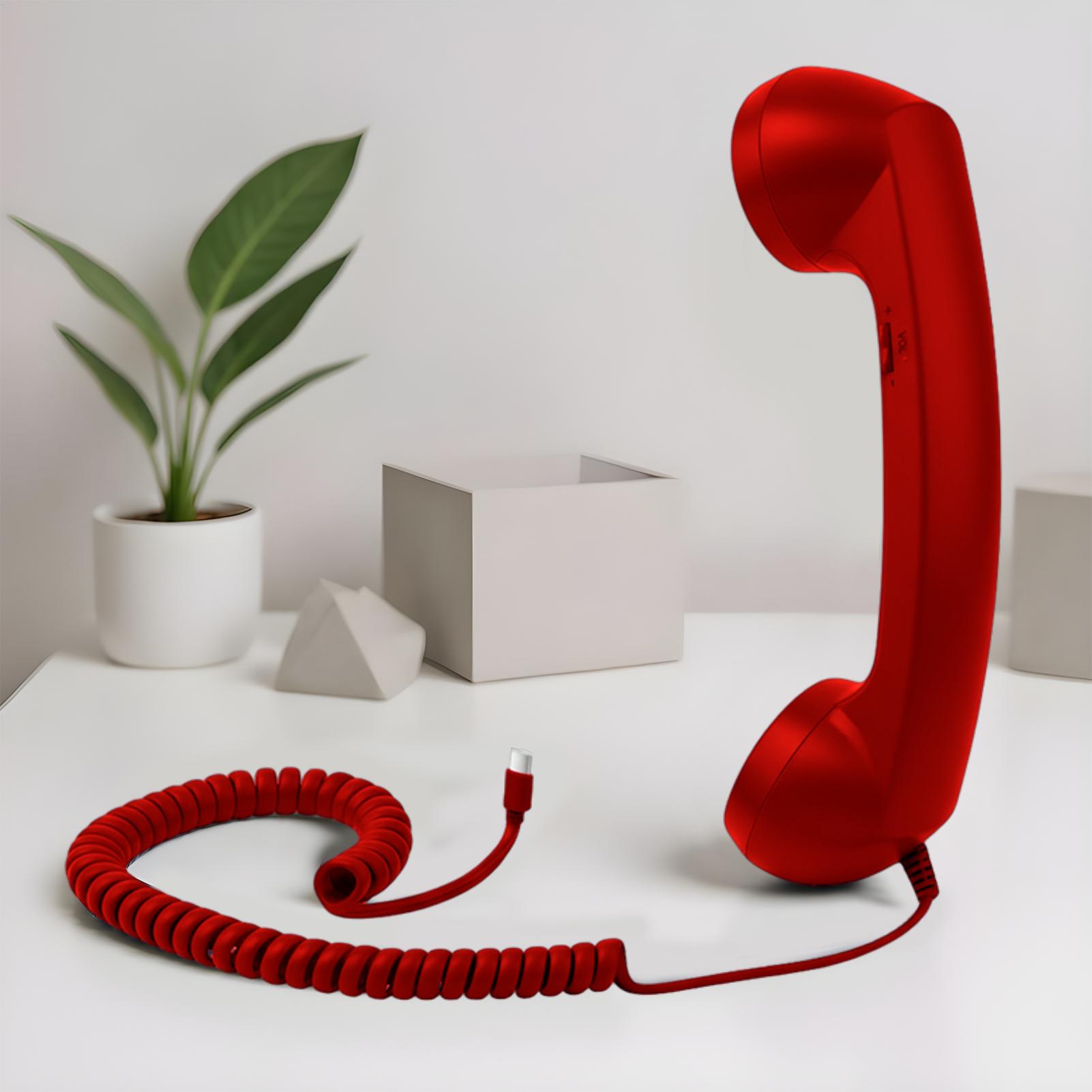 Typ-C Retro-Telefonhörer, Stra – Retro Handset Phone Bewertung und Preis