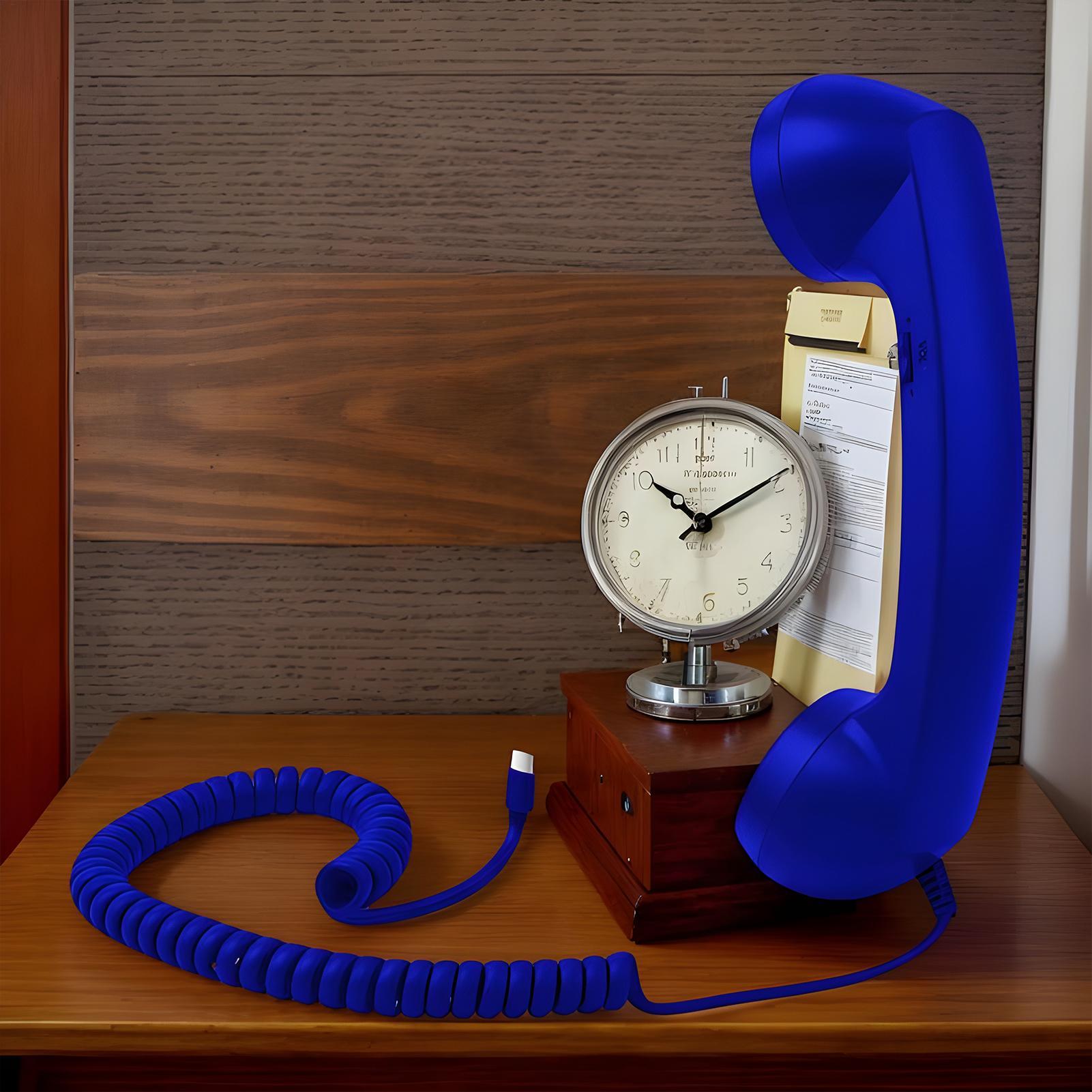 Typ-C Retro-Telefonhörer, Stra – Retro Handset Phone Bewertung und Preis
