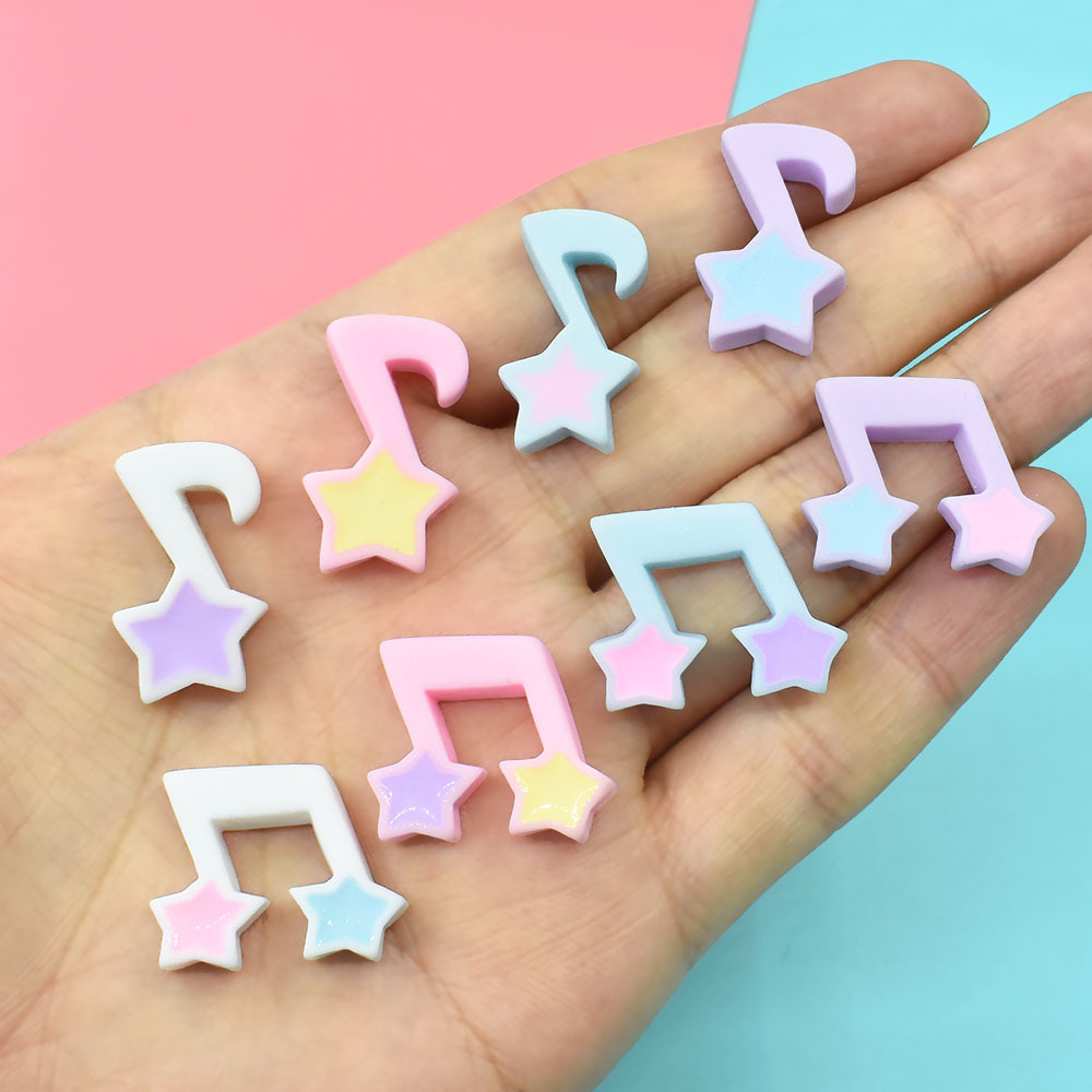 10Pcs Harz Stern Musik Acht Hi – Phone Accessories Clipart Bewertung und Preis