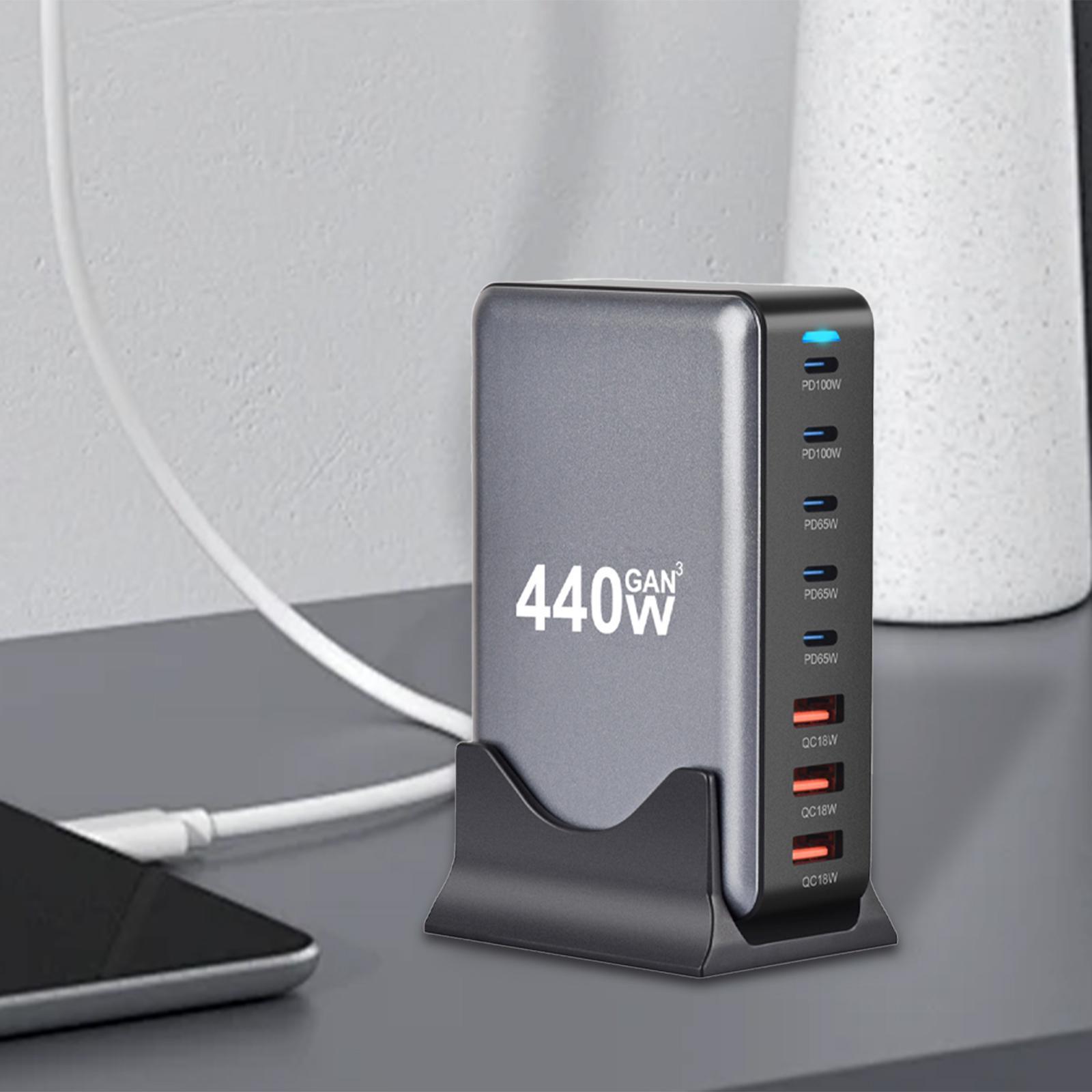 Desktop-Ladestation, 440 W, Te – Phone Accessories Officeworks Bewertung und Preis
