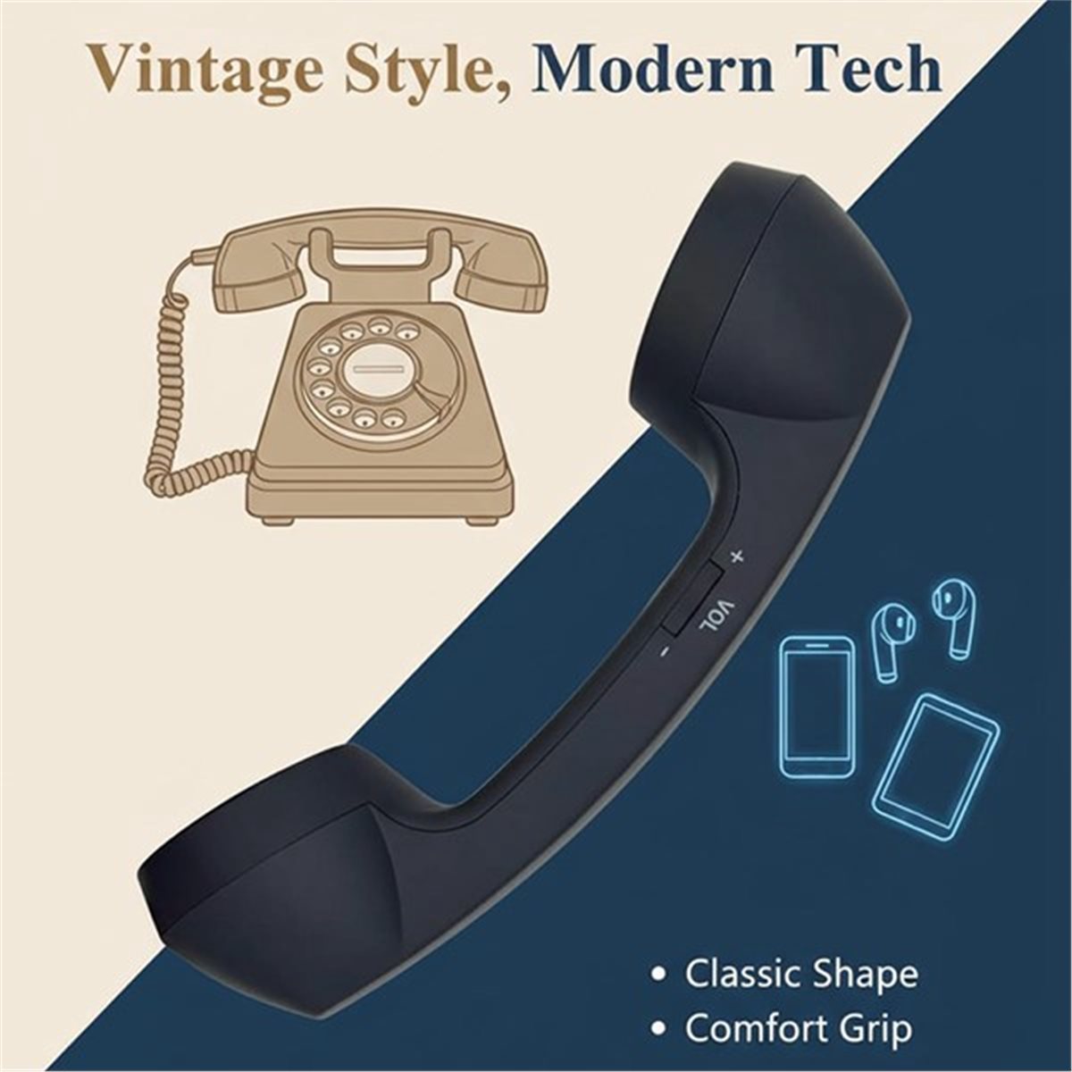 Bestseller 2026: Typ-C Retro-T – Retro Handset Phone Bewertung und Preis