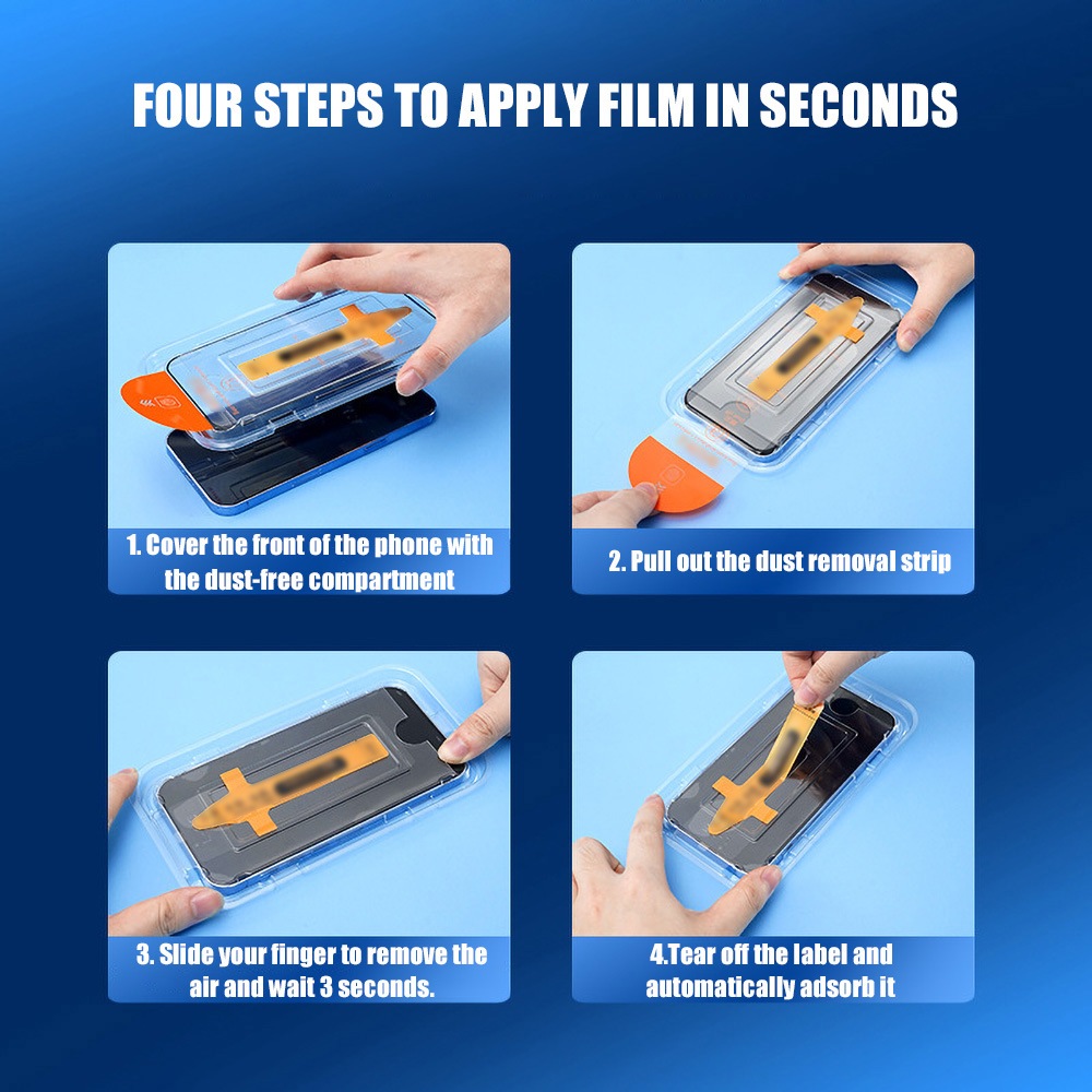 3 Stück staubfreie Schutzfolie – Phone Accessories Online Shop Bewertung und Preis